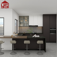 Solution de cuisine personnalisée, ensemble de rangement pour appareils électroménagers encastrés, îlot, armoires de cuisine haut de gamme pour la maison