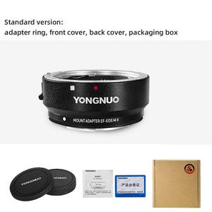 Nouveau YONGNUO EFE.OSM II bague d'adaptation d'objectif à mise au point automatique pour <span class=keywords><strong>Canon</strong></span> forEOS <span class=keywords><strong>EF</strong></span>/objectif à monture <span class=keywords><strong>EF</strong></span>-S vers <span class=keywords><strong>M</strong></span> <span class=keywords><strong>EF</strong></span>-<span class=keywords><strong>M</strong></span> M2 M3 M5 M6 M10 M50 M100 - Product Image 6