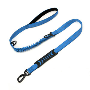 Correa <span class=keywords><strong>para</strong></span> Perro 4 en 1 de Nailon con Patrón Sólido, Reflectante, con Hebilla <span class=keywords><strong>para</strong></span> Cinturón de Seguridad de Auto, Asas Dobles Acolchadas, Ajustable y Absorbente de Impactos - Product Image 6