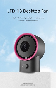 2026 Neuester Digitaler USB-Ventilator mit Display, Tragbarer 4000mAh Tischventilator, Kleiner Handventilator als Geschenk - Product Image 2