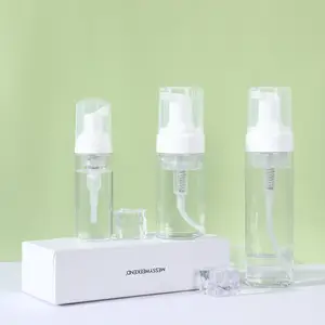 Bottiglia vuota di plastica per il viso da 250ml bottiglia di sapone per Mousse schiuma