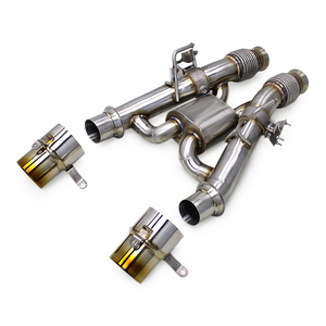 Échappement arrière Boska avec valve OEM pour McLaren Artura Spider 3.0T 2023-2025, haute performance, course, en acier inoxydable 304 - Product Image 1