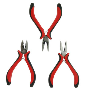 Dongzhe Mini <b>Pliers</b> Set Stainless Steel 50mm For Diy Jewelry Making Mixed Shapes Pointed Mouth Wire Cutting <b>Pliers</b> - Product Image 3