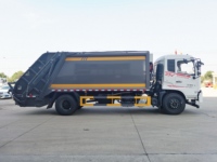 Camion poubelle Dongfeng D3V 4x218 tonnes, rouleau compacteur robuste, camion poubelle pour assainissement urbain