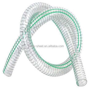 <span class=keywords><strong>Manguera</strong></span> de PVC de alta resistencia, Tubo Transparente de 1 pulgada, con cable de acero en espiral - Product Image 1