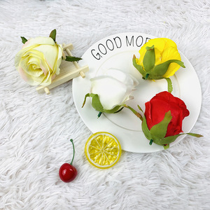 Cabezas de Rosas de Seda de 6.5 cm de Diámetro, Flores Artificiales para Arreglos Florales, Ramos y Decoraciones de Paredes Florales - Product Image 3