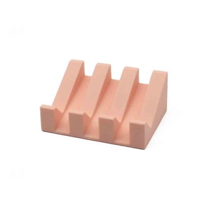 Self Draining Soap Bar Holder for Silicone <b>Bathroom</b> Tray Anti-slip <b>Drain</b> Dispenser Free Punch <b>Drain</b> Container - Product Image 1