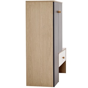 Organizador de Zapatos de 6 Niveles Blanco y Gris con Banco y Estantes Ajustables para Entrada, Pasillo o Armario, MOQ Alto - Product Image 2