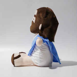 Muñeco de Peluche de Jesús Popular de Navidad, Clásico Peluche de Jesús y María en Azul, Muñeco de Peluche de Jesús que Respira - Product Image 2
