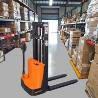 NRT Certificación CE Venta caliente 1,5 T 3,5 m Apilador de walkie eléctrico Ascensor automático eléctrico Apilador de paletas