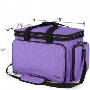 Bolsa de Ganchillo de Gran Capacidad, Organizador de Agujas de Tejer, Bolsa de Almacenamiento de Hilo, Fabricada por BSCI - Product Image 4