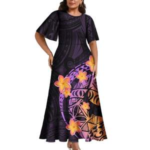 Nouvelle Collection : Robes Décontractées Confortables à Col Rond pour Femmes, Imprimé Uni, Taille Naturelle Ample – Vente en Gros - Product Image 1