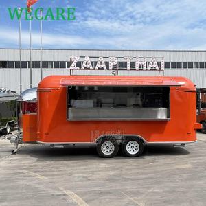 WECARE Mobile Cuisine Pizza Hotdog BBQ Fast Food Remorques Entièrement Équipé Remorque Crème Glacée Café Food Truck à vendre - Product Image 2