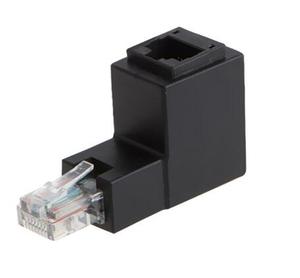 Chất Lượng cao 90 Độ Góc Keystone Jack Cat5e/Cat6 Ethernet <span class=keywords><strong>Adapter</strong></span> RJ45 Nam cho Nữ - Product Image 1