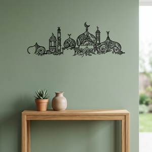 Calcomanía Decorativa de Pared Islámica con Diseño Tradicional de Mezquita, Impresión en Papel, Decoración para el Hogar, Forma Irregular - Product Image 2