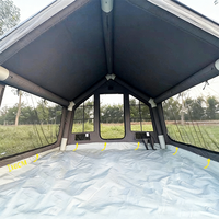 Tente de toit gonflable quatre saisons en tissu de coton imperméable de 19,4 mètres carrés (9,7+9,7) 320g