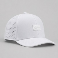 Gorra de Béisbol de Secado Rápido, Perforada con Láser, 6 Paneles, Ajustable, Transpirable, para Deportes al Aire Libre