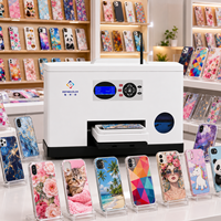 Printer Casing Ponsel Pintar Refinecolor CMYKW UV Printer Casing Ponsel Kustom untuk Semua Model Casing Ponsel Populer Mendukung Wifi