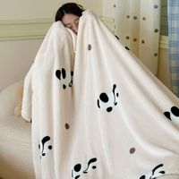 Vente en gros de couvertures en peluche à motifs d'anime mignons, super douces et confortables, en polaire et en flanelle