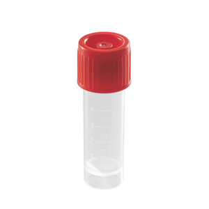 Tubo criogénico Katano de 5 ml con tapa de inserción de anillo de brida y etiqueta FA009E para almacenamiento de muestras - Product Image 4