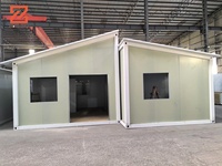 Conteneur détachable pratique de maison préfabriquée pour l'usage de bureau Style de design industriel en acier et panneau sandwich