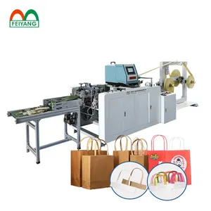 Semi-automatic paper bags handle machine handbags handle manufacturing machinery