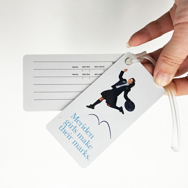 Custom Hard Card PVC Plastic with Offset Printing for Luggage Name Tags and Logo Customization