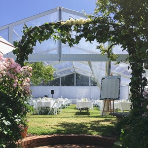 Tente de <span class=keywords><strong>mariage</strong></span> transparente en PVC, résistante à l'eau et aux UV, idéale pour les événements en plein air, les fêtes de jardin et les bords de piscine - Product Image 2