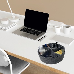 מארגן שולחן עבודה קומפקטי מבד לבד ברמה תעשייתית, קופסת אחסון לשולחן עבודה לארגון ואיחסון מסודר של מגירות משרדיות - Product Image 6