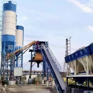 ผู้ผลิตอุปกรณ์สถานีผสมคอนกรีต รุ่น Hzs180 สถานีผสมแบบไม่ต้องตั้งรากฐาน พร้อมเครื่องผสม Shigaoma Js3000 - Product Image 2