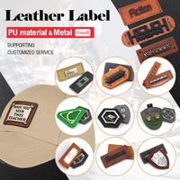 Étiquettes en cuir gaufré écologiques Jackfang pour vêtements, jeans, sacs, chaussures - Logo personnalisé, taille et forme personnalisables, toutes les couleurs