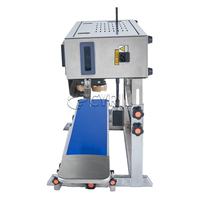 Machine de scellage semi-automatique électrique verticale pour sachets continu avec impression de date et moteur pour boissons