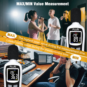 Fonometro portatile strumenti di misurazione del rumore all'ingrosso strumenti di livello digitale - Product Image 4