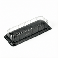 Boîte à pâtisserie en plastique PET de qualité alimentaire avec couvercle transparent pour boulangerie, biscuits, desserts, gelées, chewing-gums et jus