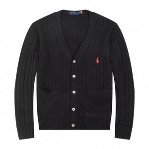 Cardigan Casual da Uomo di Design, Maglione Invernale in Cotone Lavorato a Maglia, Personalizzabile per Uomo - Product Image 1