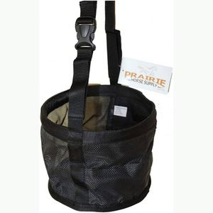 Muestra gratuita: Bolsa ajustable para alimentación de caballos con almohadilla cómoda para el cuello, bolsa de lona resistente y duradera para grano y alimento para caballos. - Product Image 6