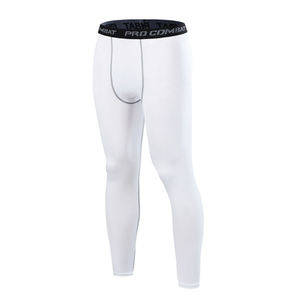 Spot Sports Fitness Pantalon Court Long Hommes Basketball Absorbant La Sueur Haute Élastique Serré Course Formation Bas Homme Legging - Product Image 4