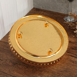 Bandeja Redonda Placa Espejo Botón Eid Mubarak Ramadán y Eid Decoración Suministros para Fiestas <span class=keywords><strong>PartyMaker</strong></span> - Product Image 5