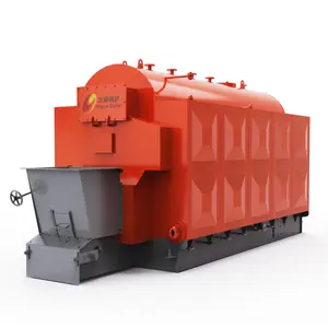 Burning palm shell horizontal industrial steam boiler complete set of equipment China manufacturers