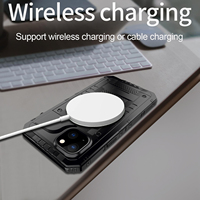 Protecteur d'écran intégré antichoc étanche IP68 Offre Spéciale d'usine étui de téléphone en métal de protection complète à 360 degrés pour iPhone 15