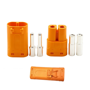 ขั้วต่อที่ใช้ร่วมกันได้กับ Amass LCB40-M/F XT90 - สายทองแดงชุบเงินพร้อมขั้วต่อแบบจีบสำหรับชุดแบตเตอรี่ Li-ion - Product Image 1