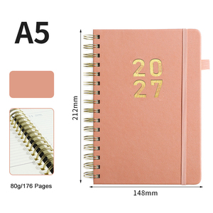 Agenda a Spirale GF High Beauty 2027 Versione Inglese, Diario Giornaliero con Pagine Singole, Organizzatore Orario, Calendario Annuale - Product Image 2