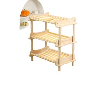 Lit pour chat en bois massif, 3 couches, lit superposé pour chat, hamac pour petit chien, usage général, quatre saisons