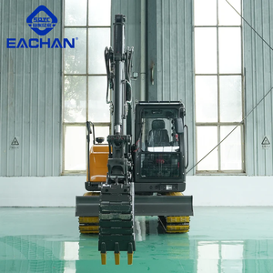 Excavadora de motor potente EPA Euro 5, máquina de minería de 6,5 toneladas, embolsadora grande para paisajismo, pista de goma, excavadora fuerte, envío gratis - Product Image 5