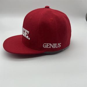 หมวกแก๊ปทรงแบน6แผงแบบปรับแต่งได้หมวกแก๊ปผ้าฟลีซผ้าใบวัสดุแฟชั่นฮิปฮอปปักโลโก้กลางแจ้ง - Product Image 2