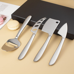 Utensili da formaggio in metallo in acciaio inossidabile da cucina all'ingrosso burro <span class=keywords><strong>Pizza</strong></span> affettatrice per formaggio Cutter <span class=keywords><strong>Set</strong></span> di <span class=keywords><strong>coltelli</strong></span> da formaggio - Product Image 3
