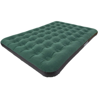 Matelas Gonflable Confortable Taille Queen avec Surface Floquée