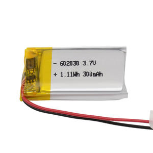 Batterie Lipo 3.7v 602030 300mah Batterie polymère au lithium pour traceur GPS Lecteur MP3 MP4 Casque - Product Image 3