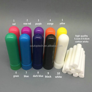 Trống mũi nhựa inhaler gậy, tinh dầu nhựa mũi inhaler <span class=keywords><strong>container</strong></span> chai với chất lượng cao bông bấc - Product Image 3