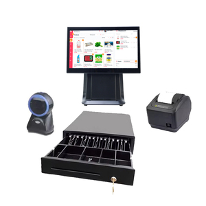 เครื่องบันทึกเงินสดระบบ POS แบบ All-in-One ขนาด 15.6 นิ้ว พร้อมหน้าจอสัมผัส NFC ซอฟต์แวร์อัจฉริยะ เครื่องพิมพ์ และระบบขายแบบสัมผัสเดียว - Product Image 1